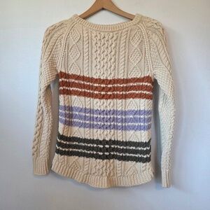 LL Bean Women's Signature Cotton Fisherman Tunic Sweater - XXS